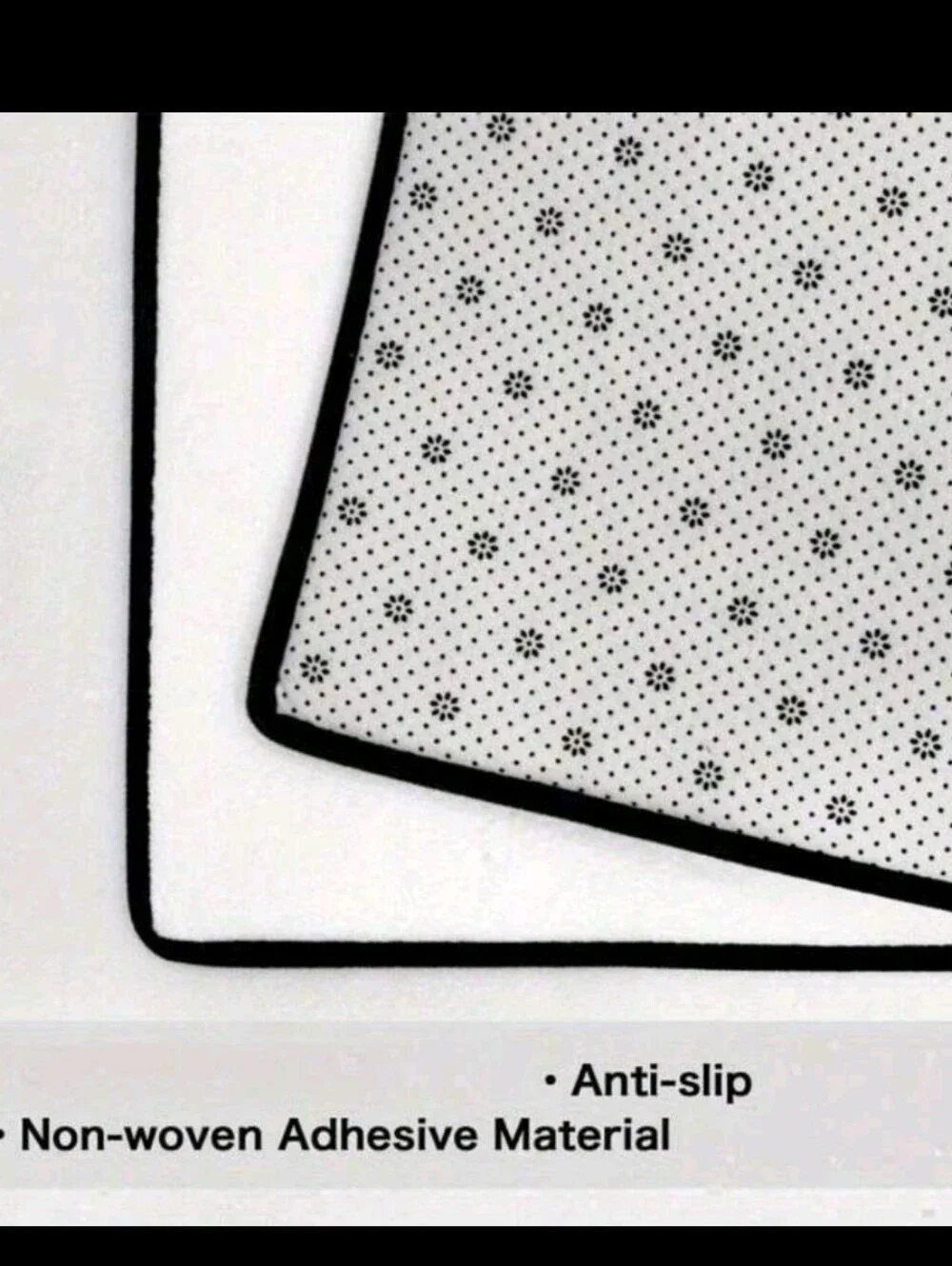 Celestial Black & White Moon Phase Runner Rug 60x18